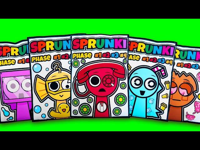  SPRUNKI Blind Bag Lily Aqua Tele Dorn Bailey | ASMR Phase 1vs2vs3vs4 squishy