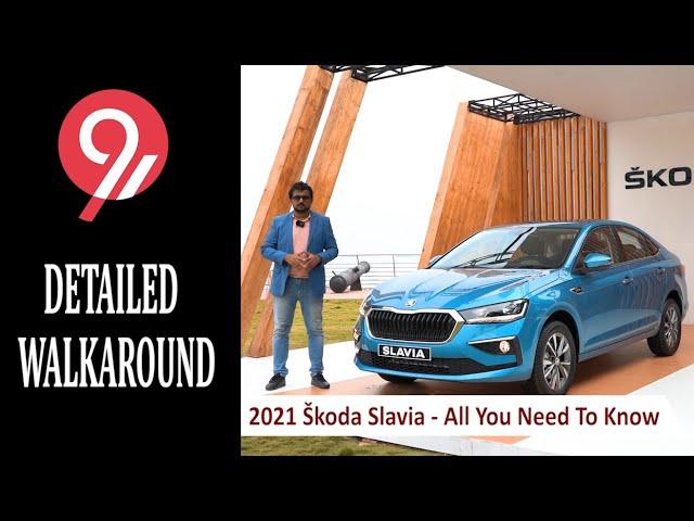 2021 Škoda Slavia Detailed Walkaround | Full Details on Honda City & Maruti Ciaz Rival | 91Wheels