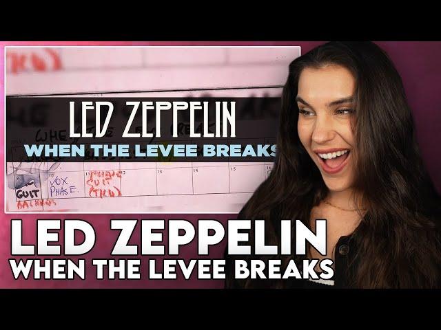 I LOVE EVERYTHING ABOUT THIS!! First Time Reaction to Led Zeppelin - "When The Levee Breaks"
