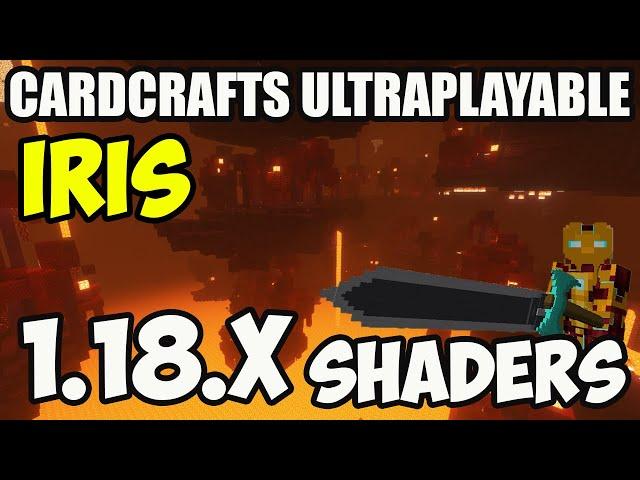 How to get Shaders in Minecraft 1.18.2 - download & install CARDCRAFTS ULTRAPLAYABLE + Iris 1.18.2