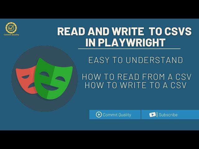 Playwright (NODEJS) Reading and Writing to a CSV