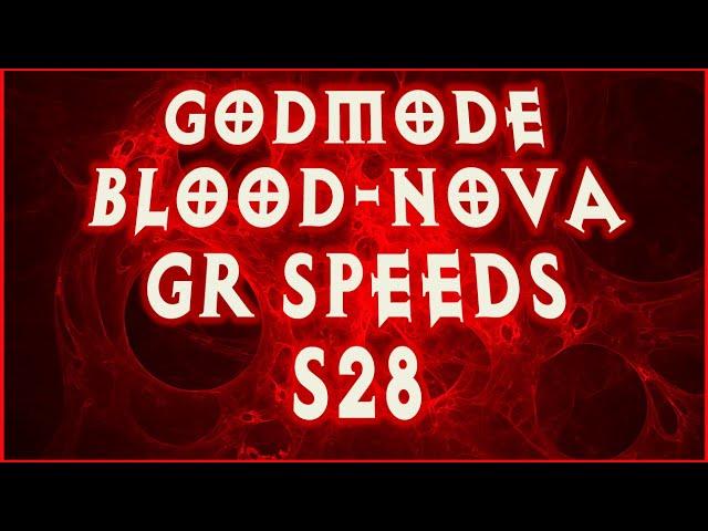 S28 Necromancer GR Speeds BLOOD NOVA Build Guide 2.7.5 Diablo 3