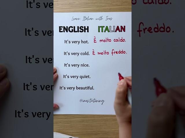 Learn Basic Italian 