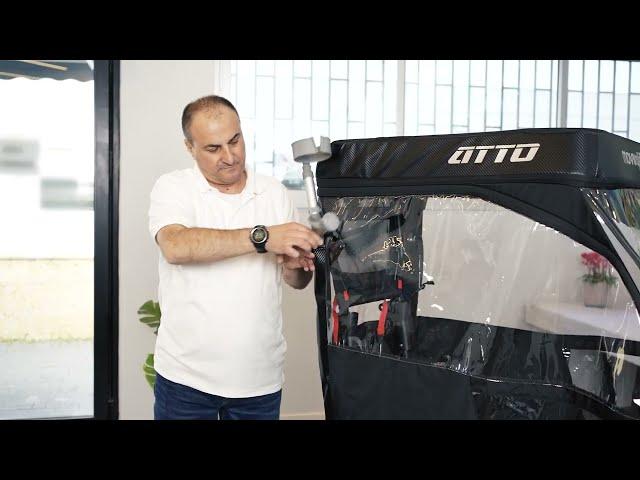 Cómo instalar la Capota para scooter ATTO | How to Install and Use the ATTO Sun & Rain Canopy