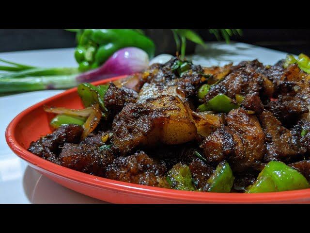 How to make Pork Chilli Restaurant Style | Spicy Pork Chilli Recipe |Stir Fry Chilli Pork Recipe