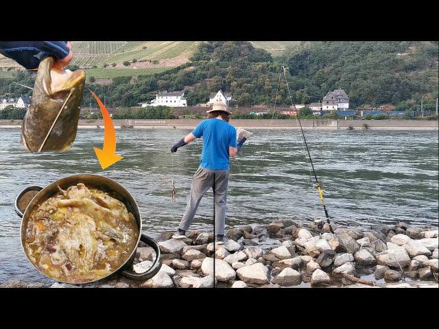 2 Tage Angeln auf Wels am Rhein / Catch and Cook / Mission Wels Ep. 11