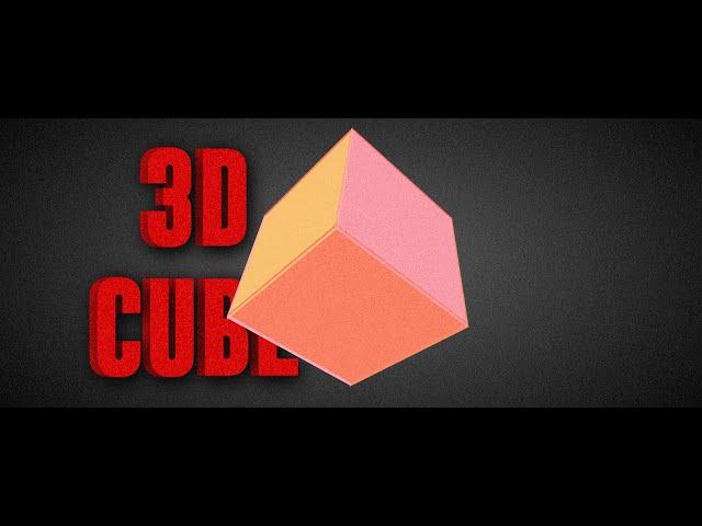 3d cube tutorial | sony vegas