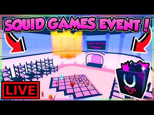 (LIVE) SQUID GAMES EVENT in PET SIMULATOR 99!! (Roblox)