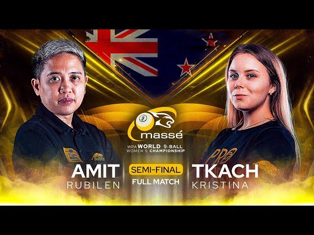 AMIT vs TKACH ▸ 2024 Massé WPA Women's World 9-Ball Championship