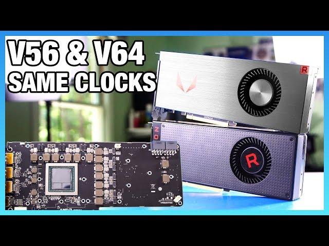 Vega 56 & 64 Shader Comparison at Same Clocks