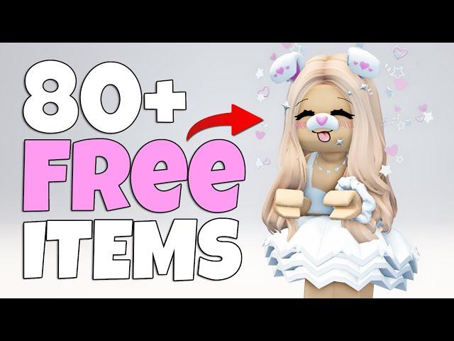 HURRY! GET 80+ FREE ROBLOX ITEMS  (2024)