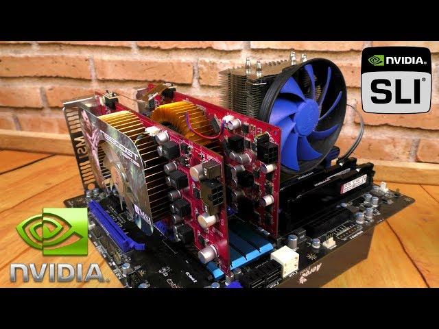 SLI 2x9800GT - две древние карты спустя 10 лет