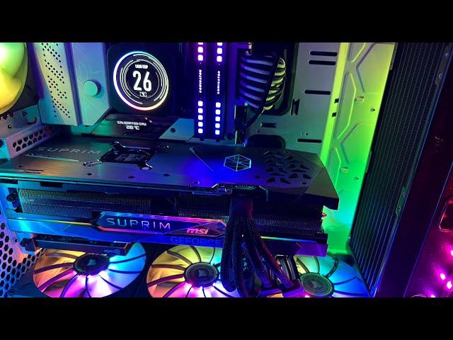 Nvidia MSI RTX 4090 Suprim X part 1 unboxing and install