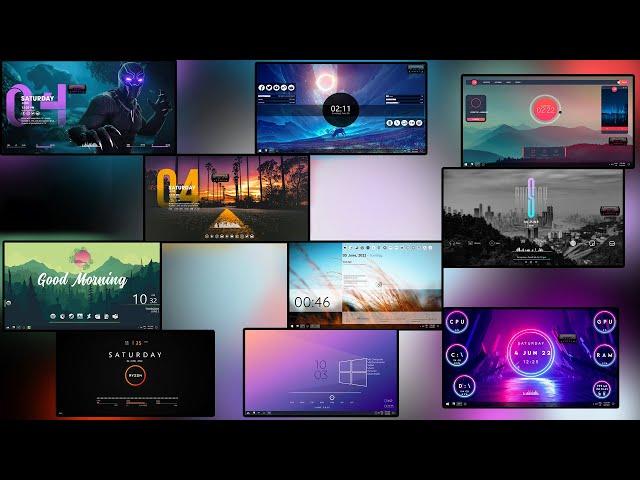 Best of best - Top 10 rainmeter skins