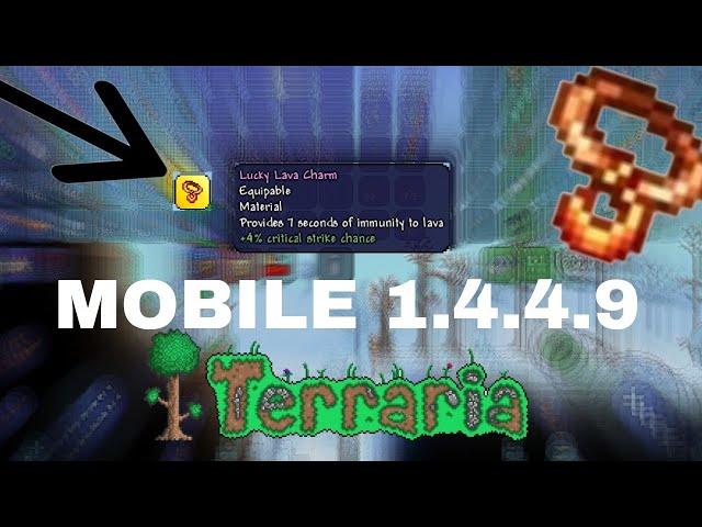 LAVA CHARM SEED TERRARIA MOBILE (1.4.4.9),SMALL WORLD!