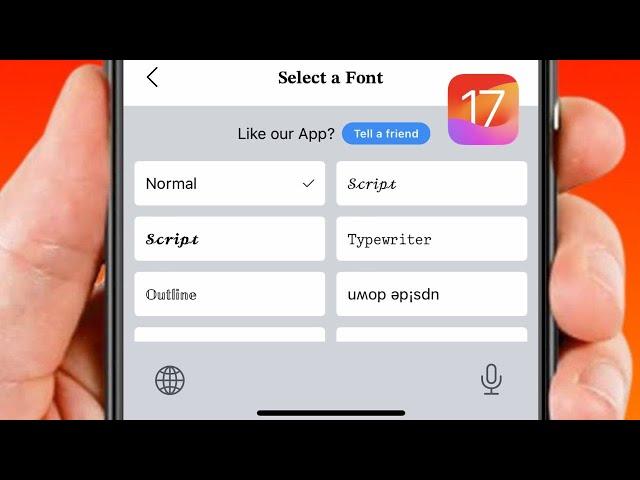 How to change font style in iPhone | How to change fonts on iPhone | iPad | iOS 17