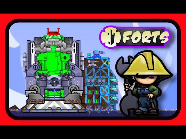 Forts - Новый мод с крутыми технологиями и оружием!!! #forts #фортс #ЛысыйДядь