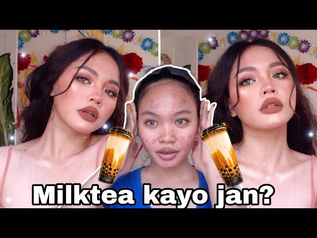 Brown Sugar Milktea Inspired MakeupAesthetic!