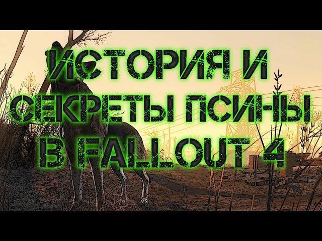 FALLOUT 4: СЕКРЕТЫ И ИСТОРИЯ ПСИНЫ