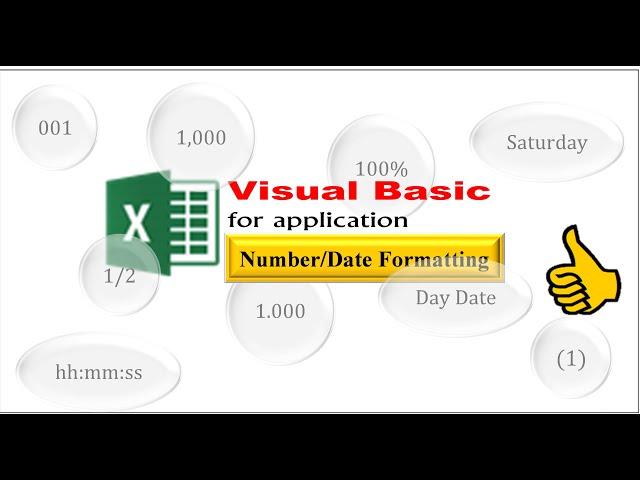 Excel VBA   Format Number/Date