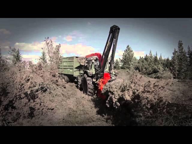 TP 400 COMPACT K - Crane Wood Chipper for Professional Forestry