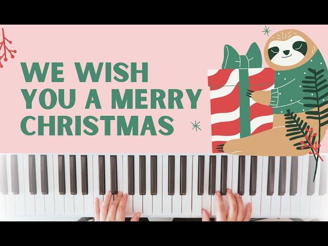 We Wish You A Merry Christmas | Easy Piano Tutorial