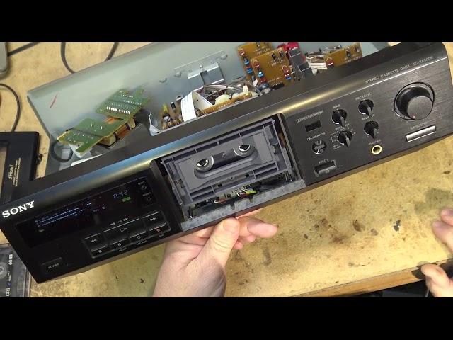 Sony TCKE500S 3 head tape deck thrown off a truck