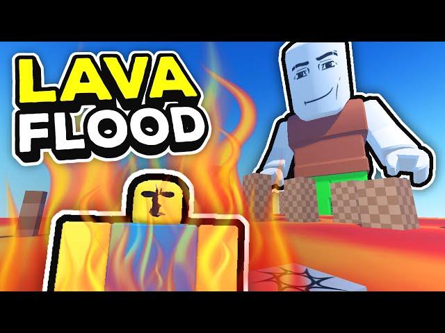 Coding A LAVA FLOOD In My Weird Roblox Simon-Says Game