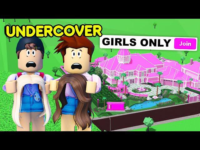 We Snuck Into GIRLS ONLY NEIGHBORHOOD.. Boys Were Being Trapped! (Roblox Bloxburg)