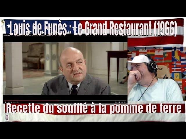 Louis de Funès : Le Grand Restaurant (1966) - Recette du soufflé à la pomme de terre - REACTION