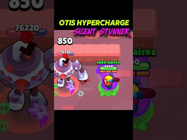 OTIS HYPERCHARGE  #brawlstars #gaming #brawl #brawltalk #brawlstarsshorts