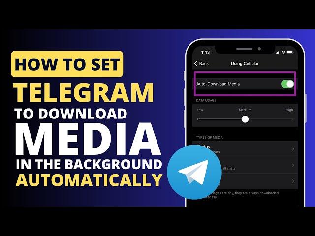 How To Set Telegram to Download Media in the Background Automatically