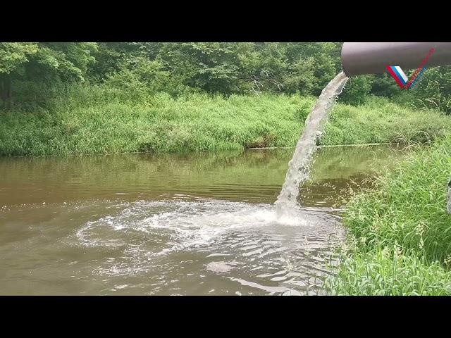 Взятие пров воды из р  Болва. Дмитрий Афанасьев