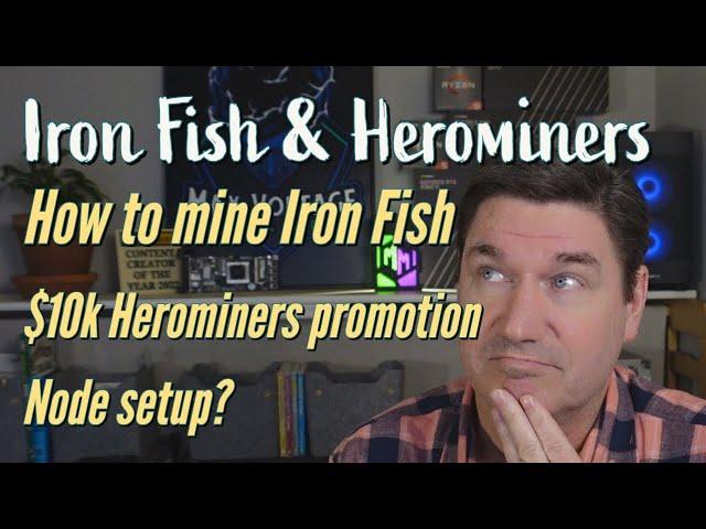 How to mine Iron Fish? Windows/Hive OS