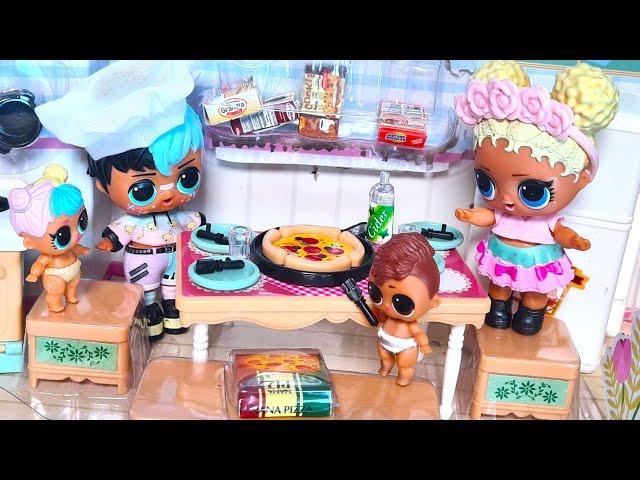 CARTOON LOL MORNING IN THE NEW KITCHEN Family LOL SURPRISE Funny dolls cartoons DARINELKA