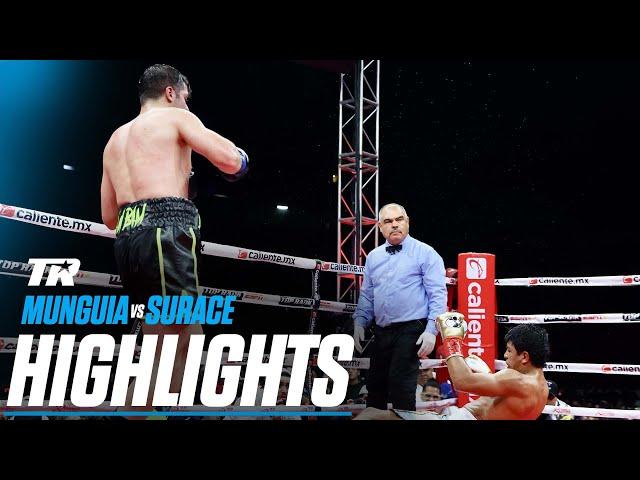 UPSET ALERT! Jaime Munguia Gets KNOCKED OUT By Bruno Surace | FIGHT HIGHLIGHTS