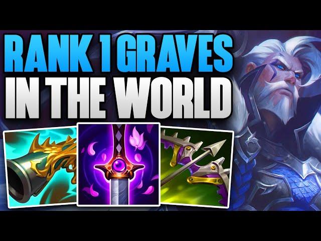 RANK 1 GRAVES IN THE WORLD DOMINATING KOREAN CHALLENGER! | CHALLENGER GRAVES JUNGLE GAMEPLAY | 14.21