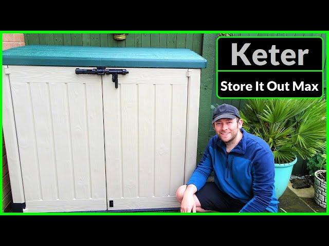 Assembling a Keter Store It Out Max 1200L Storage Shed