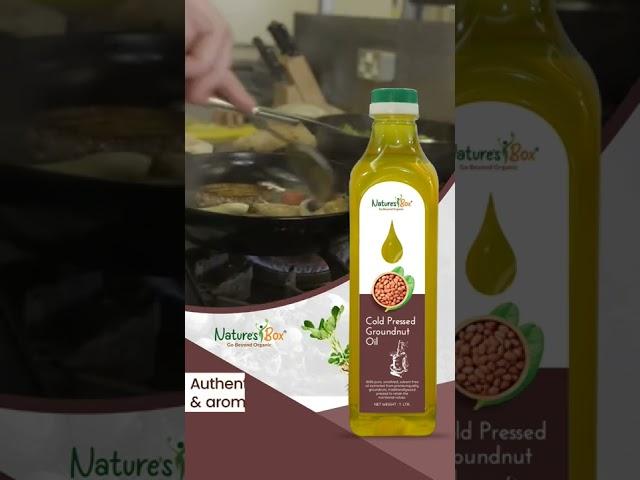 Pure Cold Pressedgroundnut oil | Cooking oil |Unrefined oil | Wood pressed cooking oil |Nature’s Box