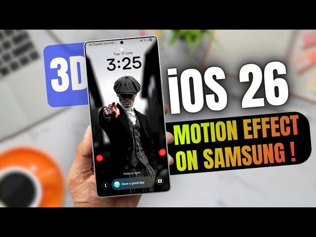 CREATE iOS 26's 3D Spatial Scene LOCK SCREEN on Galaxy Phones !