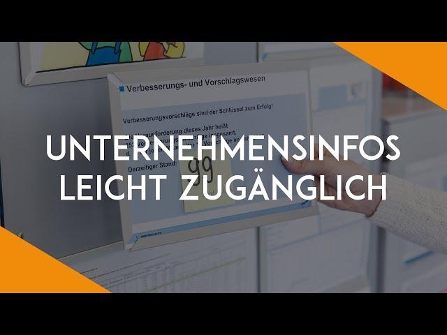 Unternehmensinfos leicht zugänglich machen | Büro-Kaizen