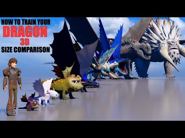 The Ultimate Showdown: How to Train Your Dragon 3D Size Comparison in 2024