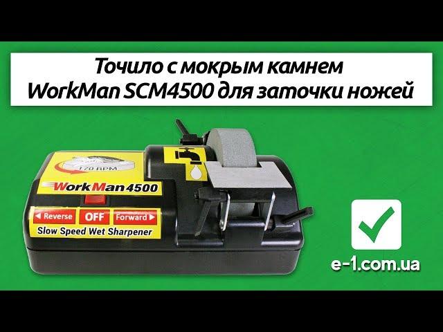 Точильный станок с влажным камнем WorkMan 4500 для ножей и ножниц