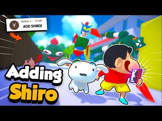 Adding Shiro And Heroes To My Shinchan 3D Open World Game!