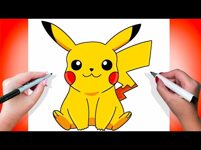 How To Draw PIKACHU | Pokémon