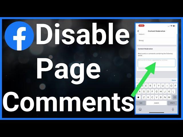 How To Disable Comments On Facebook Page