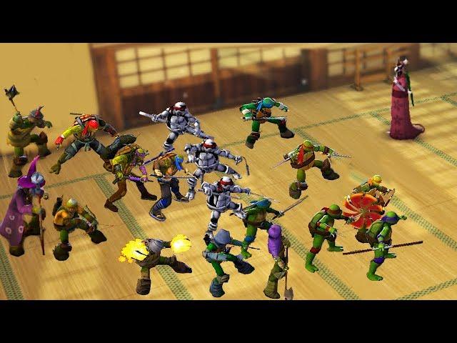 Teenage Mutant Ninja Turtles: Legends - ALL TURTLES VS SPLINTER #TMNT