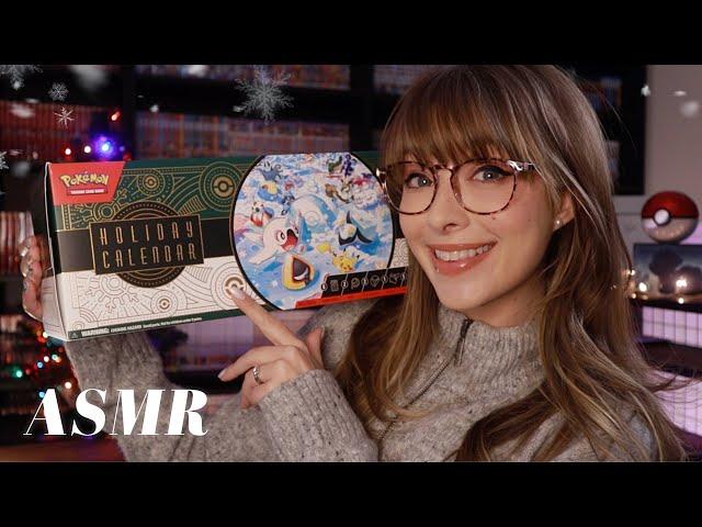 ASMR ️ Pokémon TCG Advent Calendar! Late Night Card Opening on a Cozy Winter Evening!