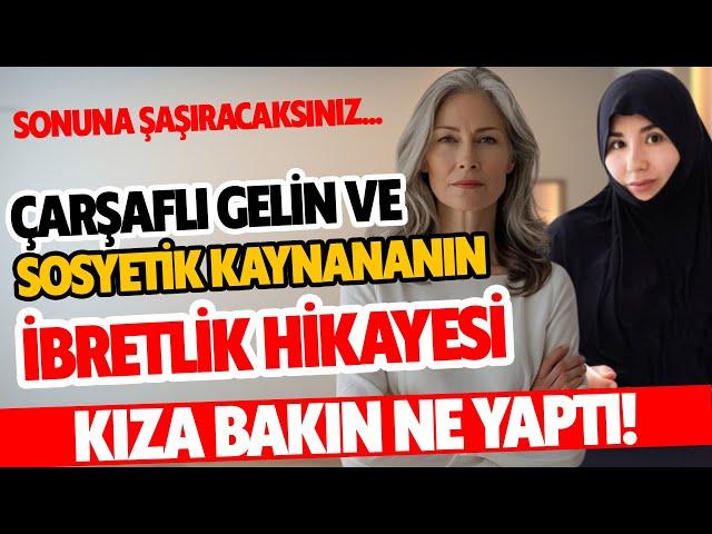 Çarşaflı Gelin ve Sosyetik Kaynananın İbretlik Yaşanmış Hikayesi