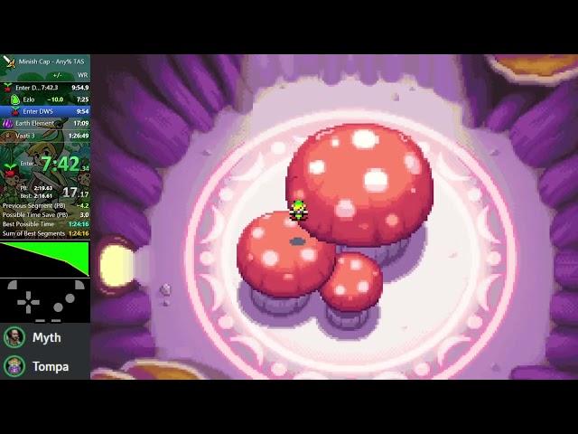 Minish Cap: Any% TAS in 1:17:21 by Tompa [Commentated]